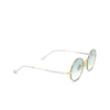 Eyepetizer QUATRE Sunglasses C.4-P-S-21 turquoise havana and gold - product thumbnail 2/5