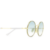Gafas de sol Eyepetizer QUATRE C.4-P-S-21 turquoise havana and gold - Miniatura del producto 3/5
