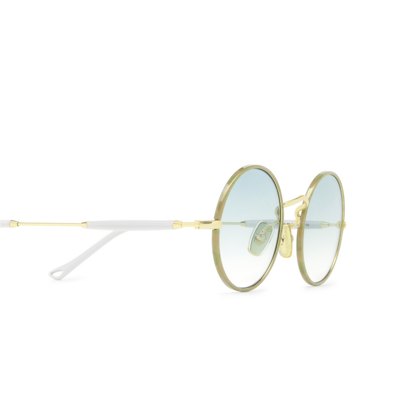 Eyepetizer QUATRE Sunglasses C.4-P-S-21 turquoise havana and gold - 3/5