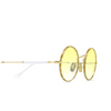 Lunettes de soleil Eyepetizer QUATRE C.4-Q-L/L-14F yellow havana and gold - Vignette du produit 3/5