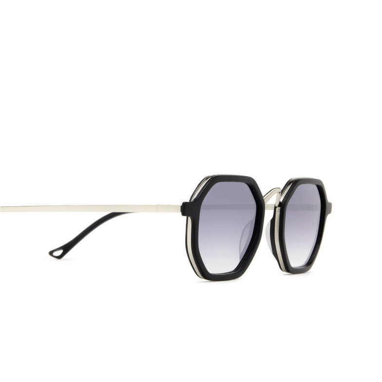 Eyepetizer SENEQUIER Sunglasses C.A-1-27F black matt and silver - 3/5