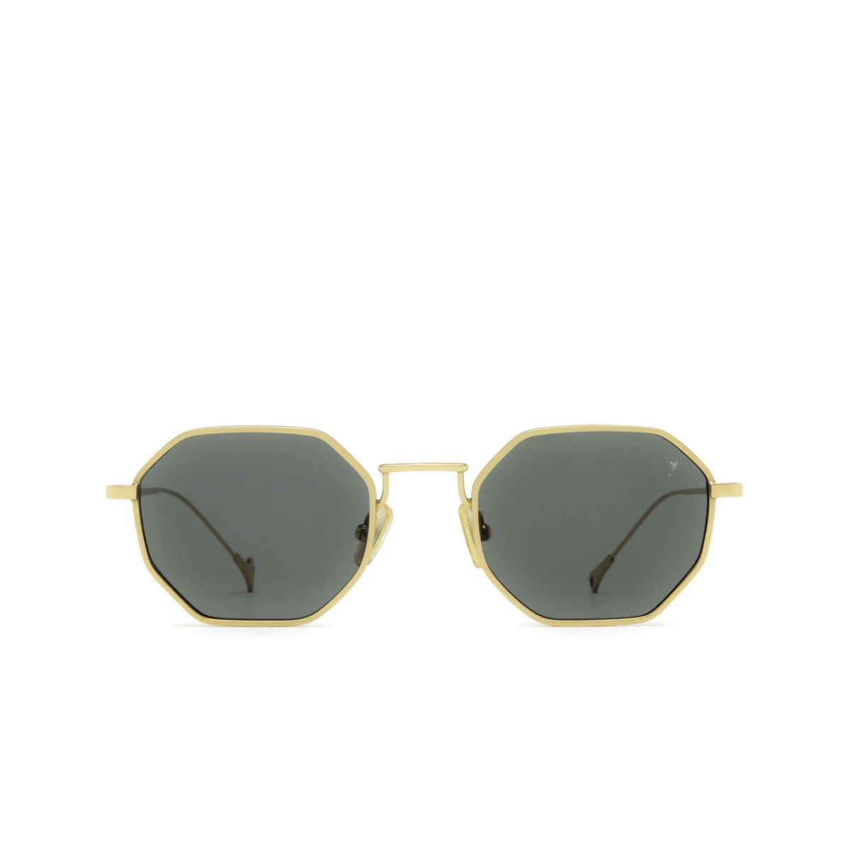 Eyepetizer® Irregular Sunglasses: Van color Gold C.4-40 - front view.