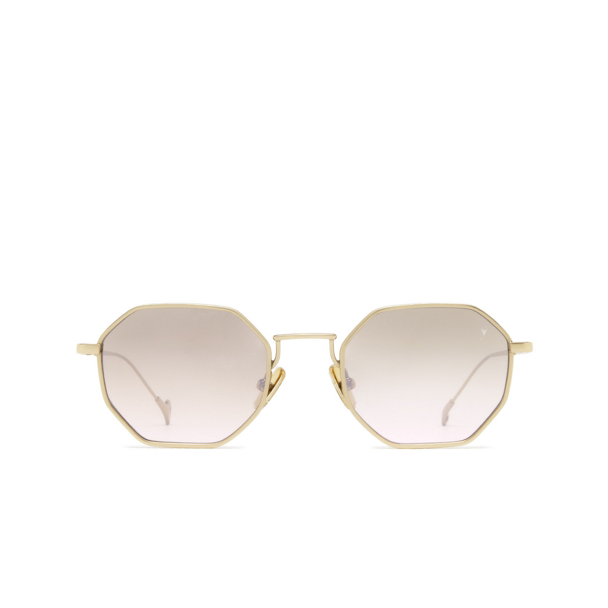 Eyepetizer® Irregular Sunglasses: Van color Rose Gold C.9-44F - front view.