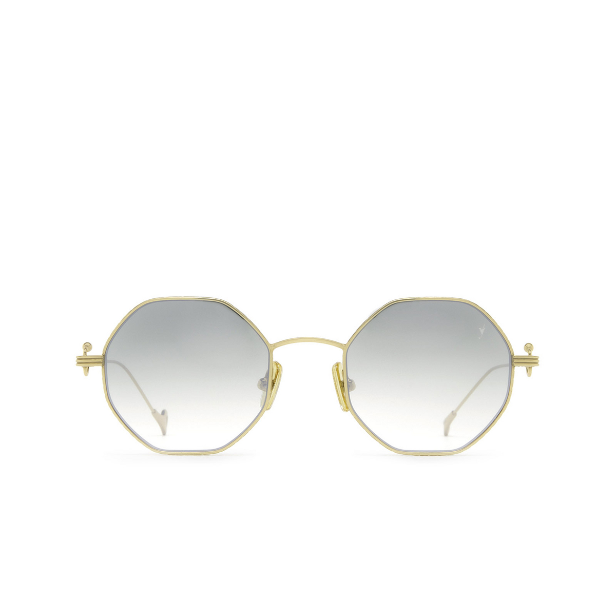 Eyepetizer® Irregular Sunglasses: Voyage color Gold C.4-25F - front view.