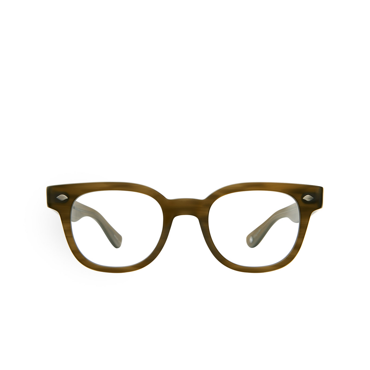 Garrett Leight CANTER Eyeglasses OLV Olive - front view