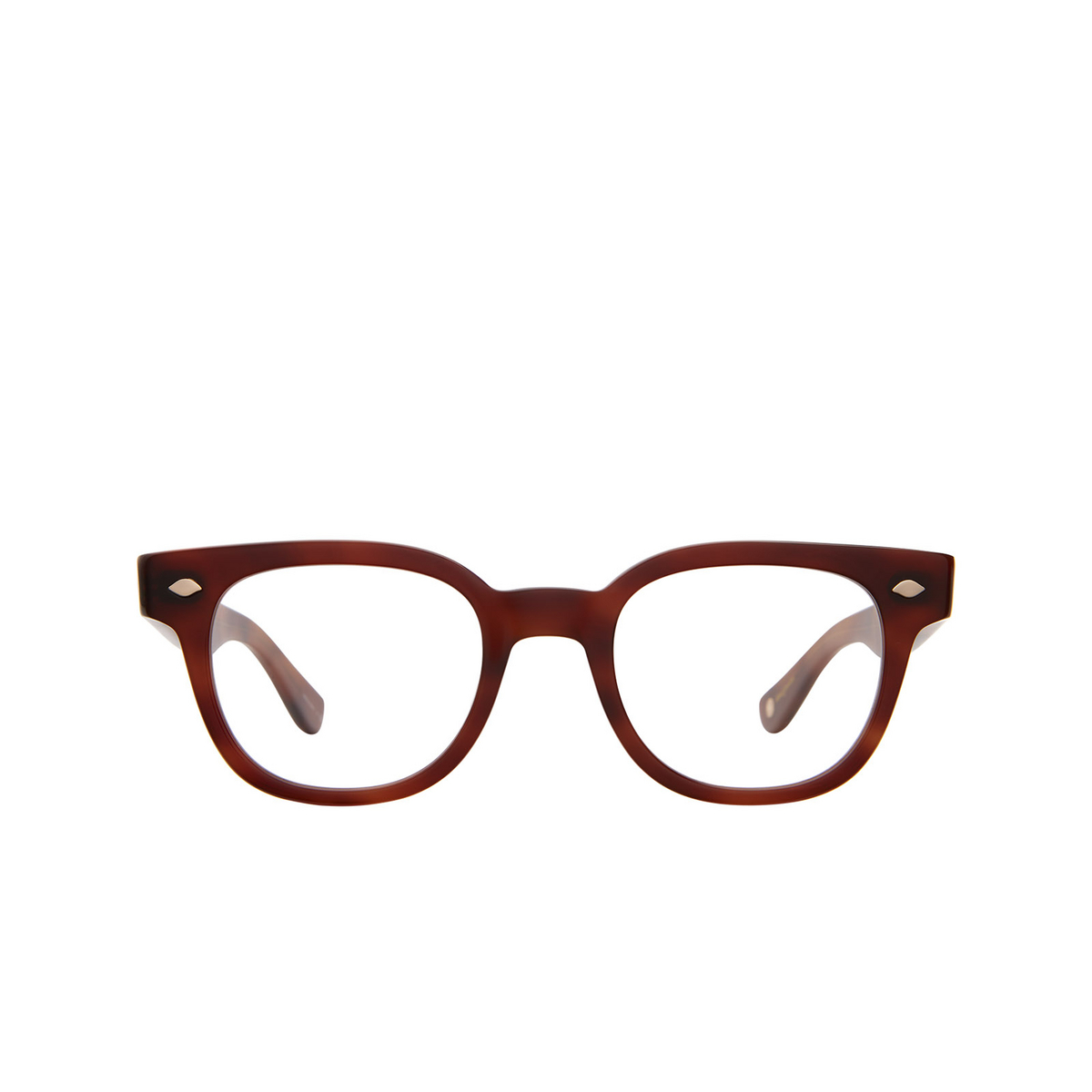 Garrett Leight CANTER Eyeglasses VINBRT Vintage Burnt Tortoise - front view