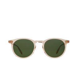 Garrett Leight® Round Sunglasses: Carlton Sun color Bio Bgecr/bio Grn Bio Beige Crystal/bio Green 