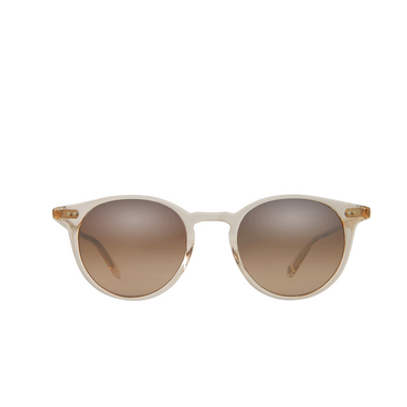 Garrett Leight CLUNE Sunglasses PRO/SFBRLM prosecco/semi-flat brown layered mirror - front view