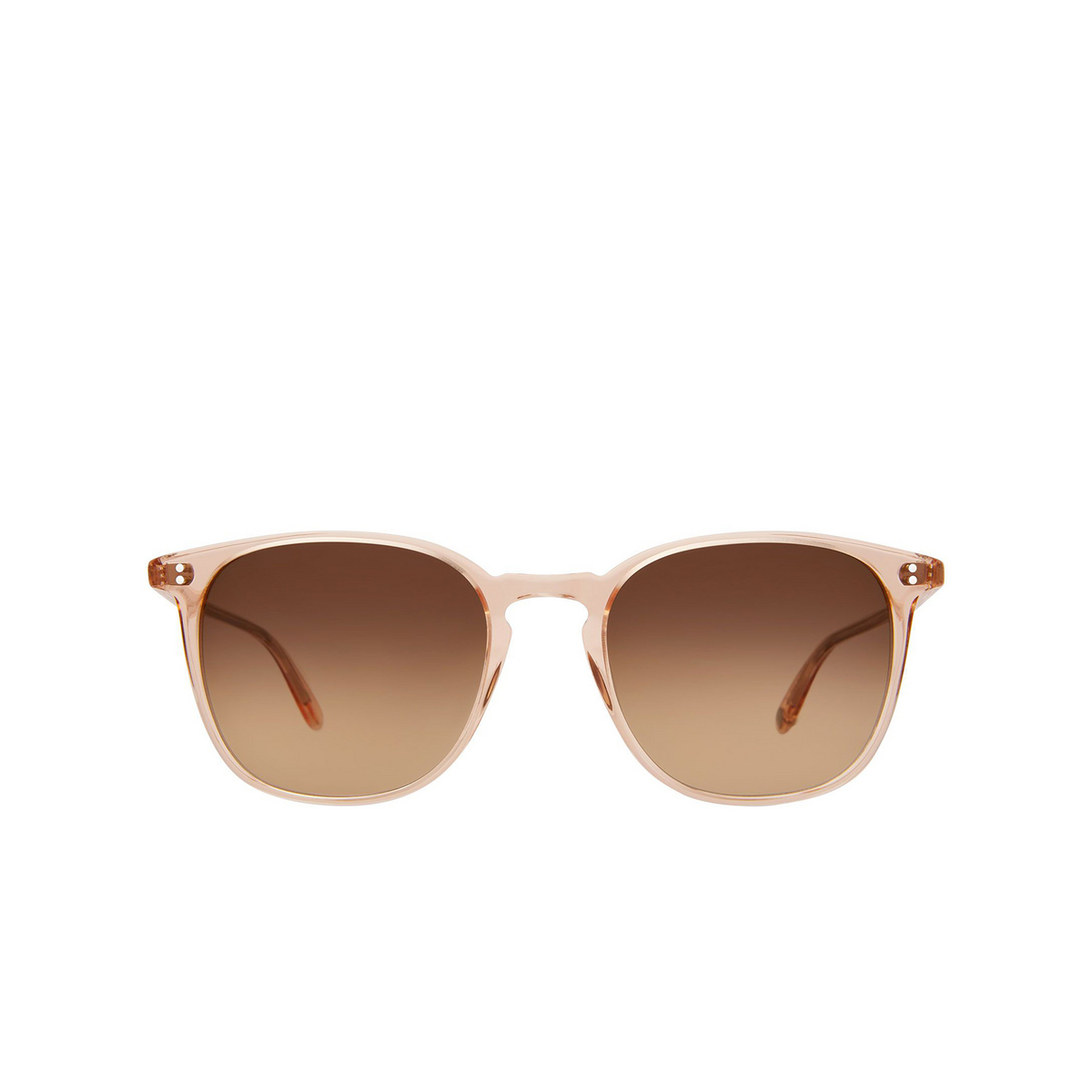 Garrett Leight DOREEN Sunglasses PCY/CADG Pink Crystal - front view