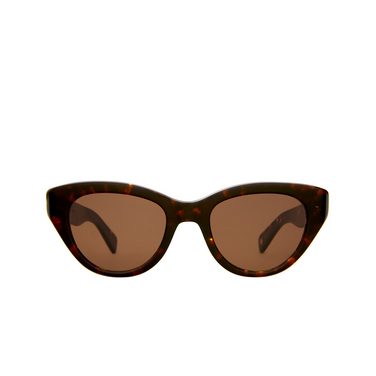 Garrett Leight DOTTIE Sunglasses CAVT/SFO caviar tortoise - front view