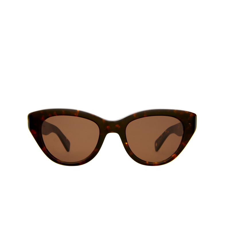 Garrett Leight DOTTIE Sunglasses CAVT/SFO caviar tortoise - 1/3