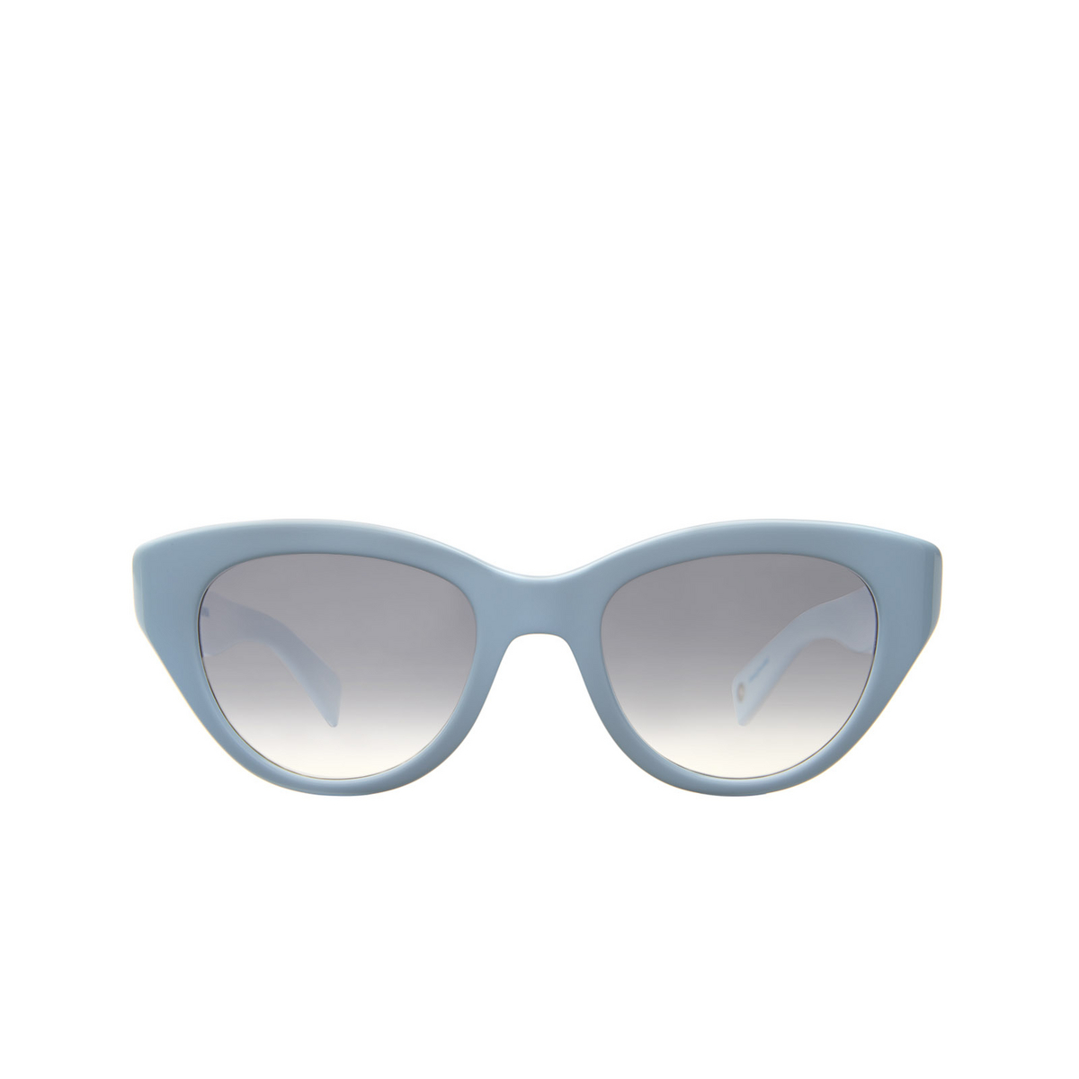 Garrett Leight DOTTIE Sunglasses POBLU/SFFOG Powder Blue - front view