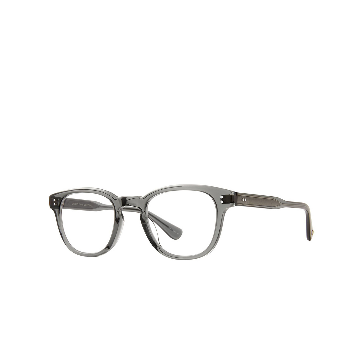 Garrett Leight® Square Eyeglasses: Douglas color Sea Grey Sgy - three-quarters view.