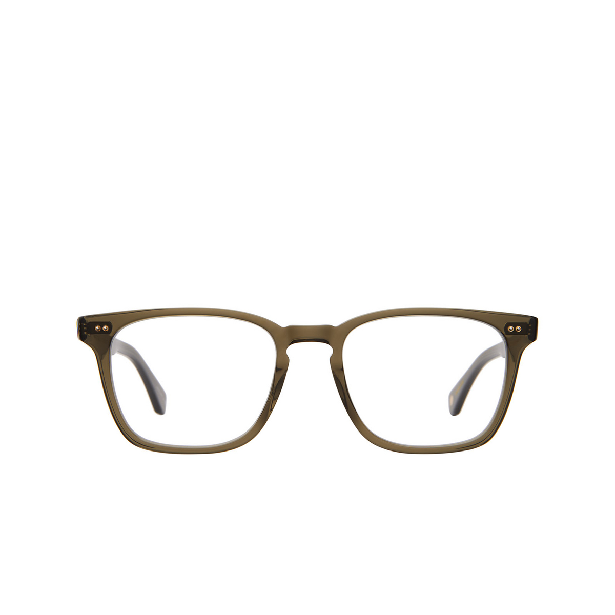 Garrett Leight EARVIN Eyeglasses BIO-DEOLV Bio Deep Olive - front view