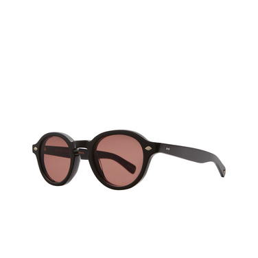 Garrett Leight FLIPPER Sunglasses BIO-BK/SFPRW bio black - three-quarters view