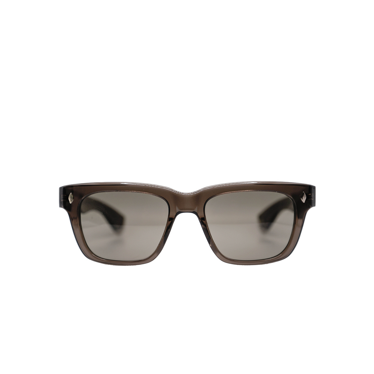 Garrett Leight GLCO X OFFICINE GÉNÉRALE Sunglasses BLGL/PGY Black Glass - front view