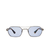 Garrett Leight GOLDIE Sunglasses BS-BIO-SPT/PAC brushed silver - bio spotted tortoise - product thumbnail 1/3