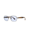 Lunettes de soleil Garrett Leight GOLDIE SUN BS-BIO-SPT/PAC brushed silver - bio spotted tortoise - Vignette du produit 2/3