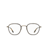 Garrett Leight GRANT Korrektionsbrillen BBT-ATGII-MDKT bourbon tortoise-antique gold ii - Produkt-Miniaturansicht 1/3