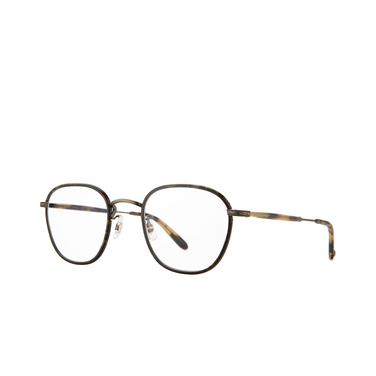 Garrett Leight GRANT Korrektionsbrillen BBT-ATGII-MDKT bourbon tortoise-antique gold ii - Dreiviertelansicht