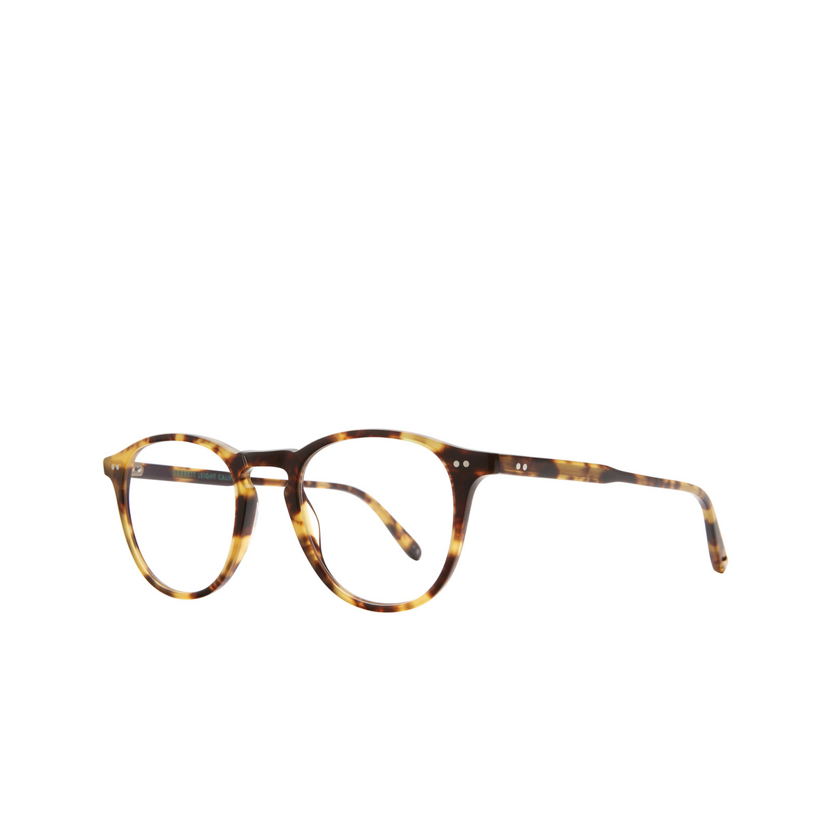 Garrett Leight HAMPTON Eyeglasses BIO-SPT Bio Spotted Tortoise - three-quarters view