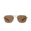 Garrett Leight HARBOR Sunglasses G-YT/BRNSUV gold-yellow tortoise/brown suv - product thumbnail 1/3