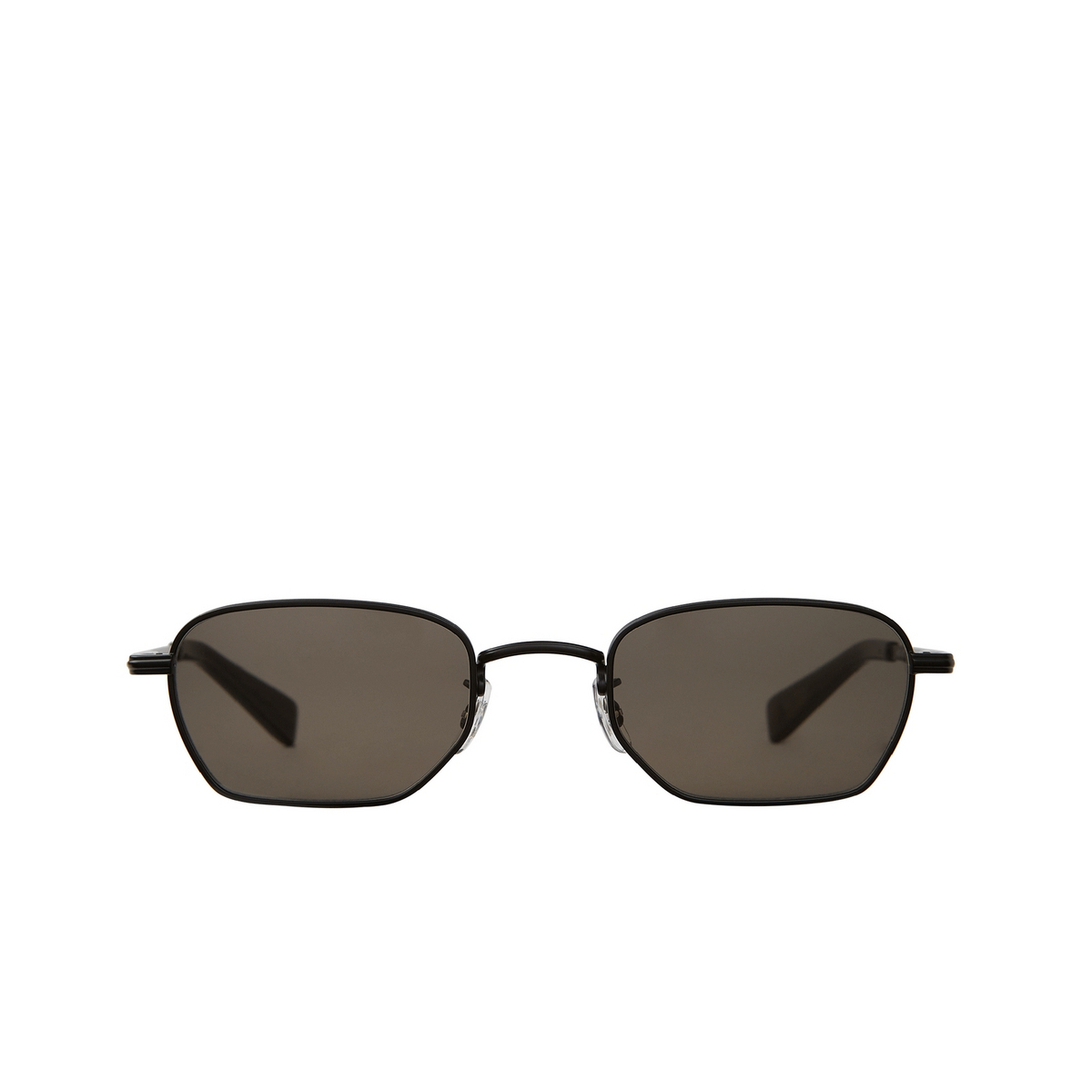 Garrett Leight HOLLY Sunglasses MBK-BLGL/GRY Matte Black-Black Glass/Grey - front view