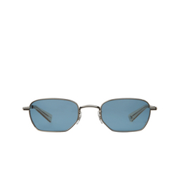 Garrett Leight® Rectangle Sunglasses: Holly Sun color S-ch/pac Silver-champagne/pacifica 