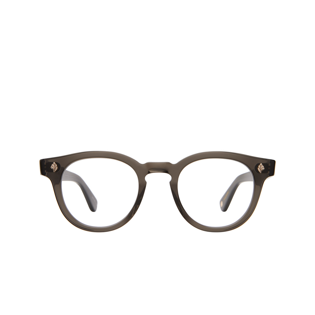 Garrett Leight JACK Eyeglasses BLGL Black Glass - front view