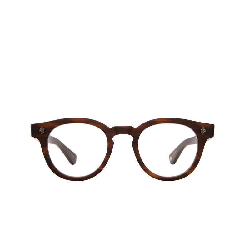 Garrett Leight JACK Eyeglasses MBRT matte brandy tortoise - 1/3