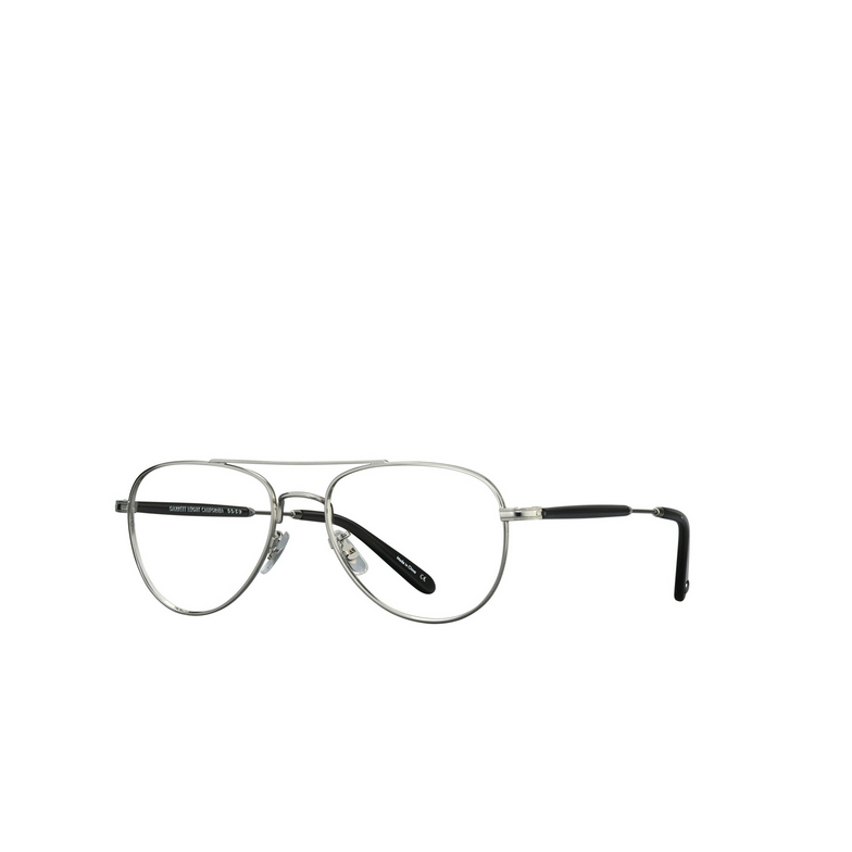Garrett Leight LINNIE Eyeglasses SV-GCR silver-grey crystal - 2/3