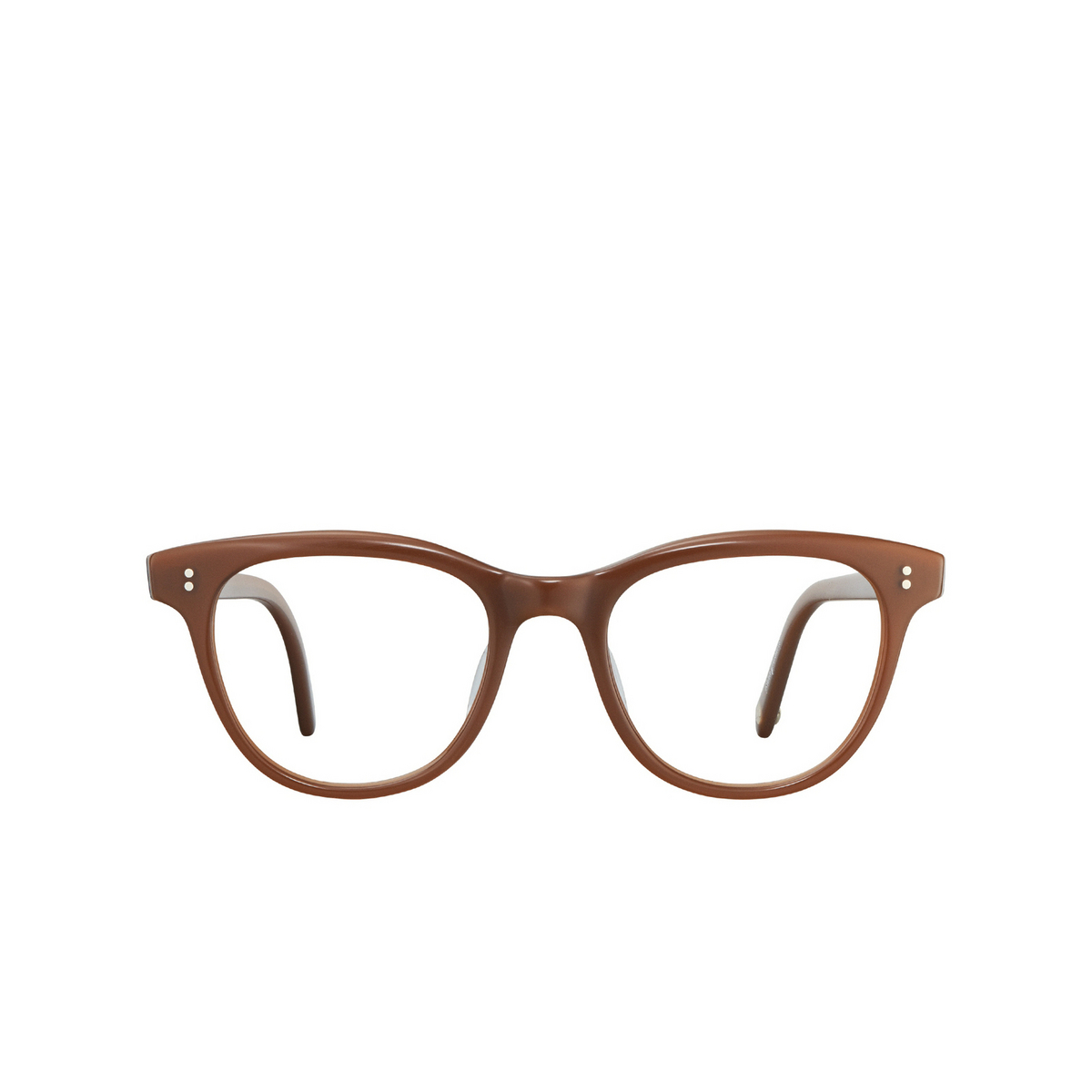 Garrett Leight LOYOLA Eyeglasses TI Tiramisu - front view
