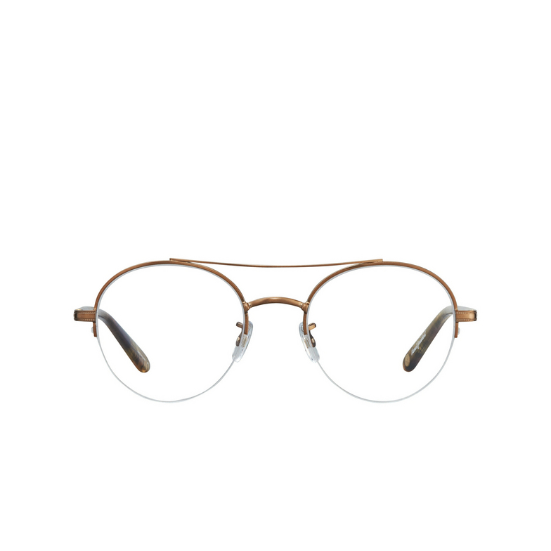 Garrett Leight MANCHESTER Eyeglasses BG-FET brushed gold-feather tortoise - 1/3