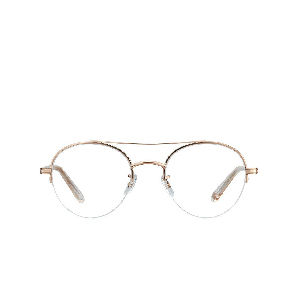 Garrett Leight MANCHESTER Eyeglasses RG-NU Rose Gold-Nude - front view