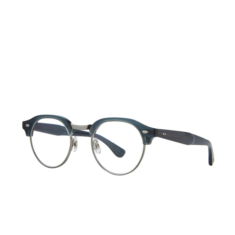 Garrett Leight OAKWOOD Eyeglasses NVY-S navy-silver - 2/3