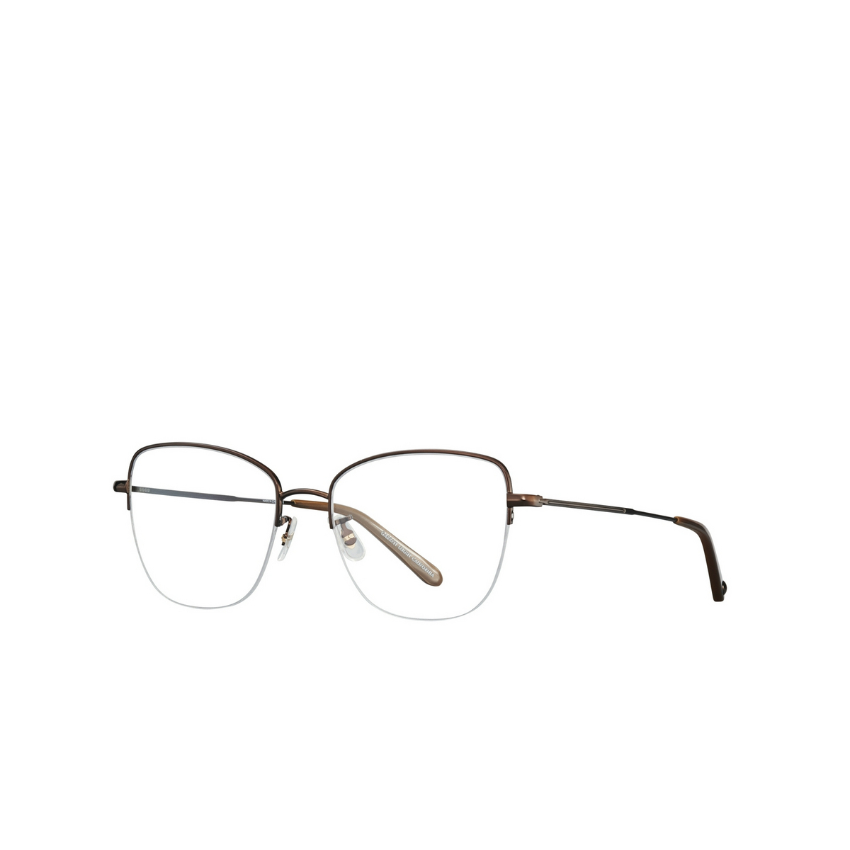 Garrett Leight PERSHING Eyeglasses AME-TI Americano-Tiramisu - three-quarters view