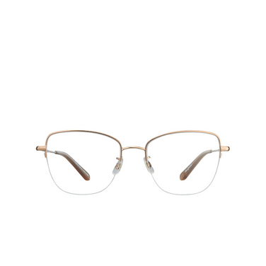 Garrett Leight PERSHING Eyeglasses RG-DV rose gold-dove - front view