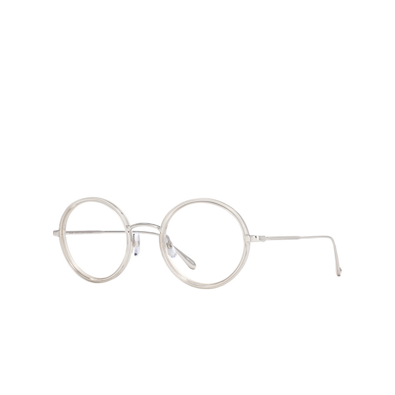 Garrett Leight PLAYA Eyeglasses LU-SV lucite-silver - 2/3