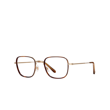 Garrett Leight PRESTON Eyeglasses MGT-G-TD marigold tortoise-gold-true demi - three-quarters view
