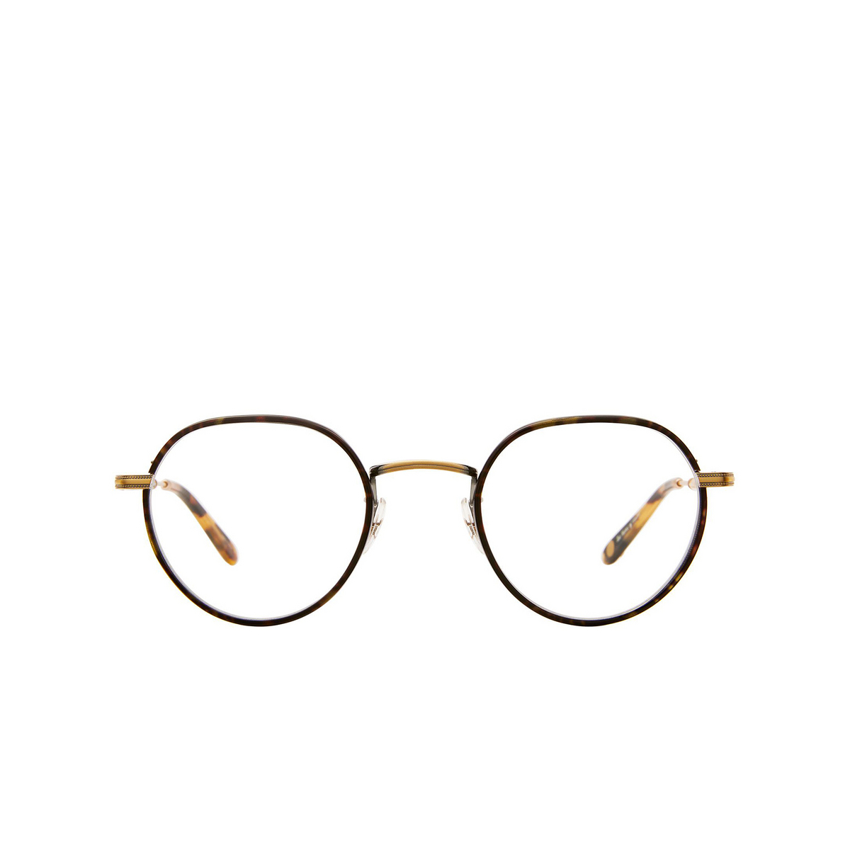 Garrett Leight ROBSON W Eyeglasses BBT-ATG-MDKT Bourbon Tortoise-Antique Gold-Matte Dark Tortoise - front view