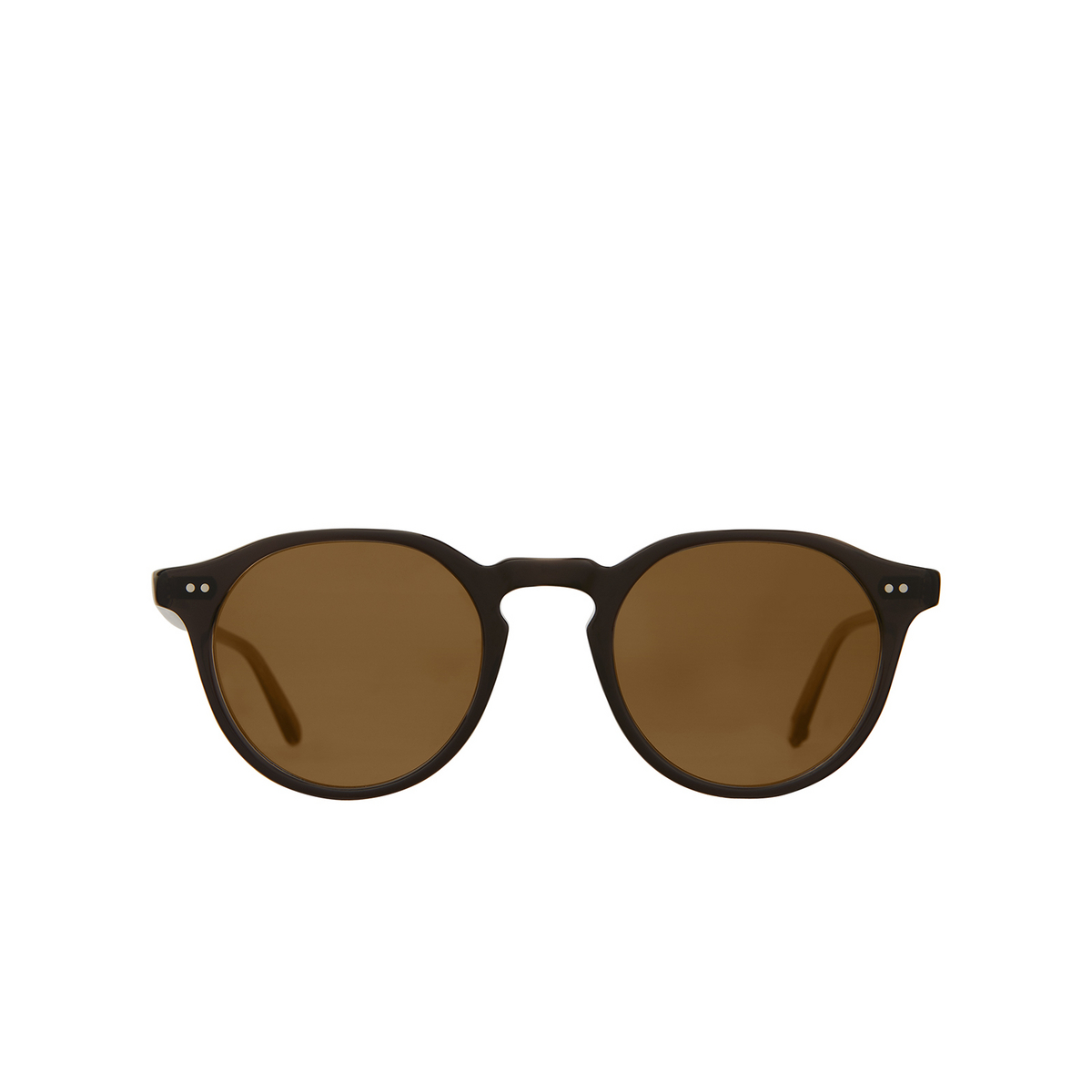 Garrett Leight® Round Sunglasses: Royce Sun color Bot/sfpbn Break On Through - front view