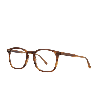 Garrett Leight RUSKIN Eyeglasses BIO BTO bio blonde tortoise - three-quarters view