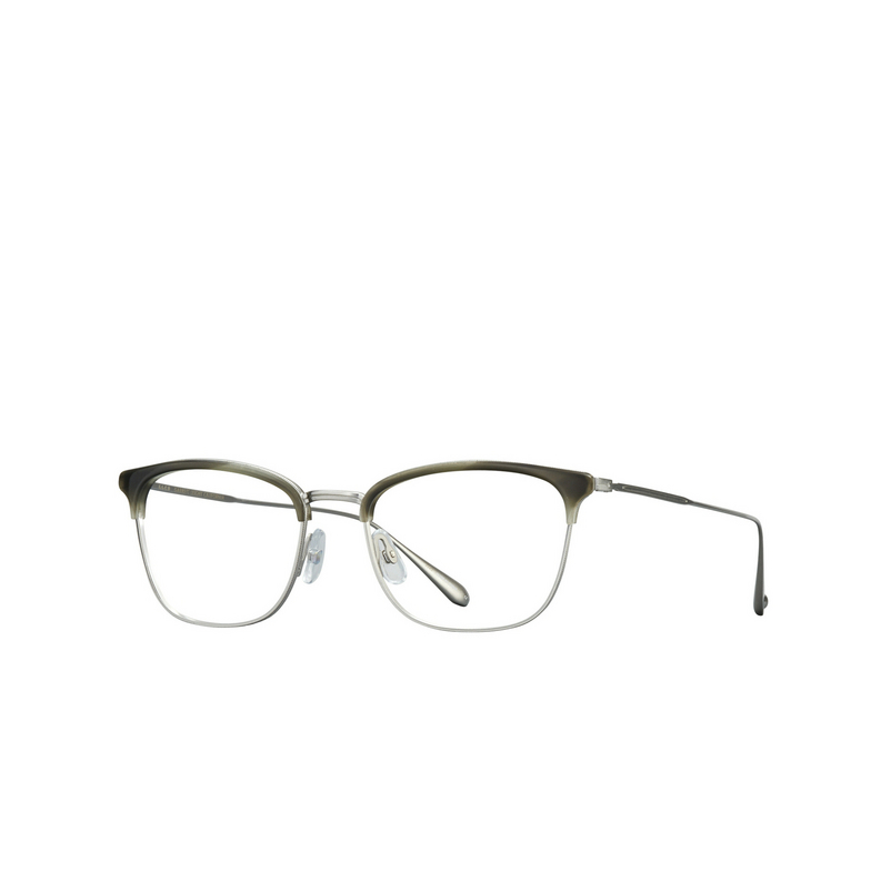 Garrett Leight TALBERT Eyeglasses MST-BS moss tortoise-brushed silver - 2/3