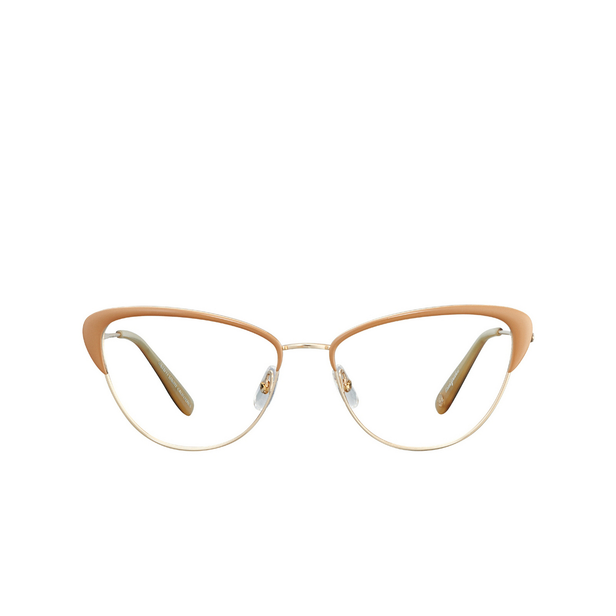 Garrett Leight VISTA Eyeglasses G-CL Gold-Caramel Laminate - front view