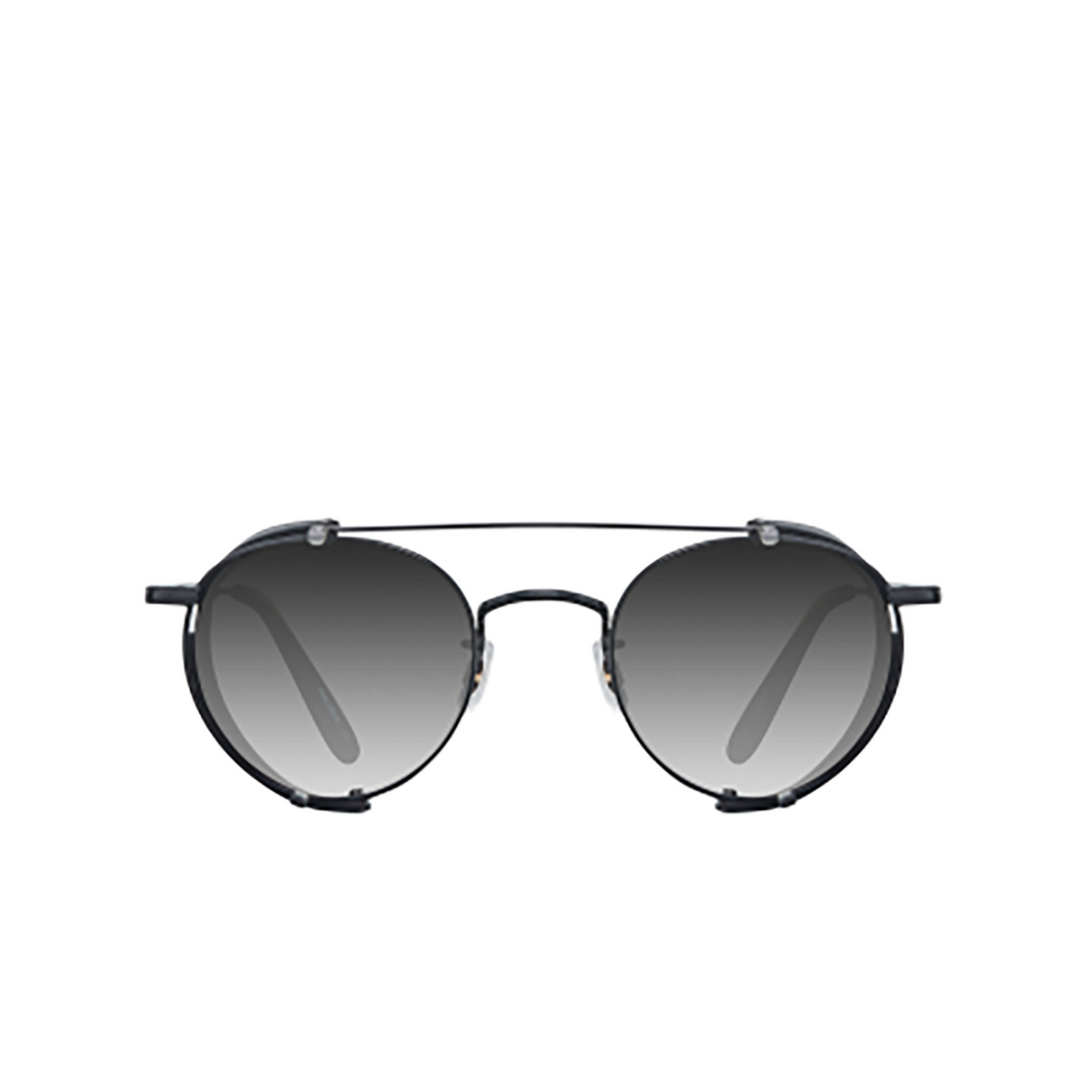 Buy Previo Retro Round Sunglasses unisex leather shield medium size (Matte  Black) at Amazon.in