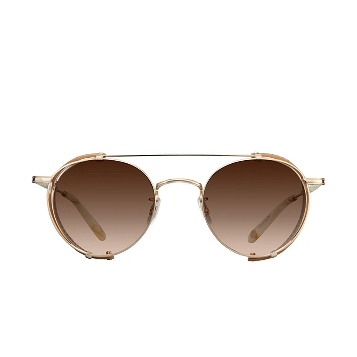 Garrett Leight WILSON M CLIP-ON SIDE SHIELD JAL-G Jasper Leather JAL-G Jasper Leather - frontale