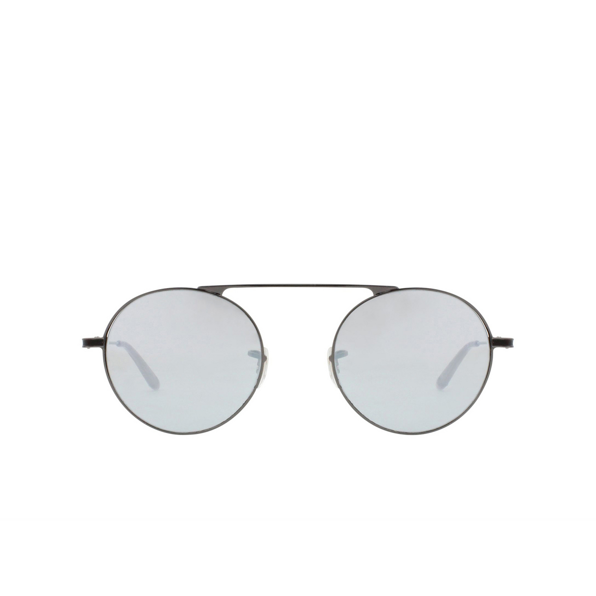 Garrett Leight ZENO M Sunglasses C-TH/CM Chrome Thistle - front view