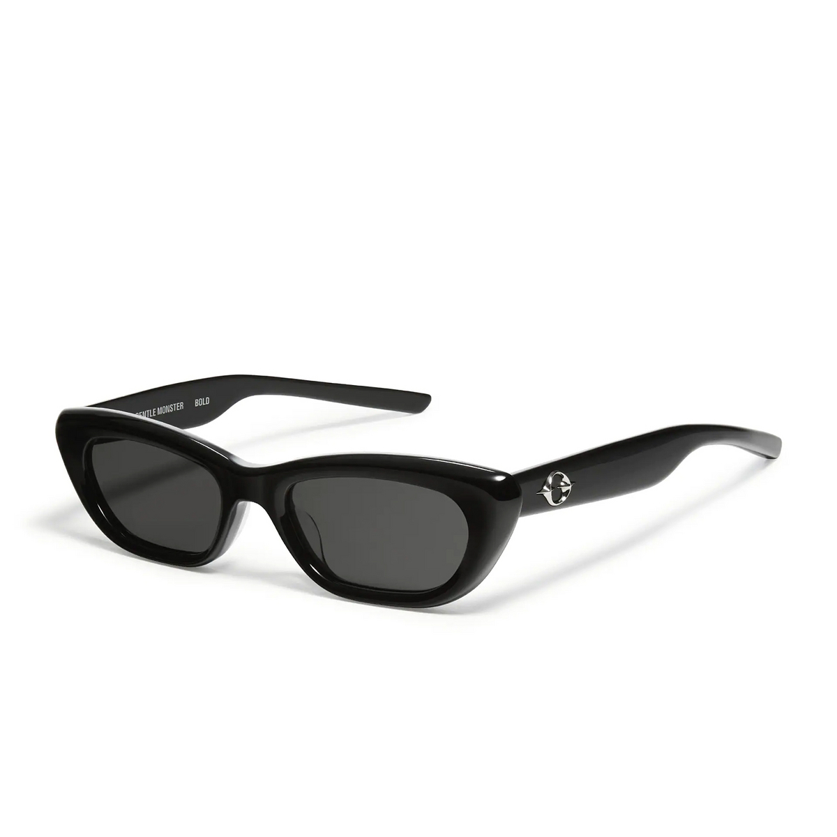 Gentle Monster 27AND 7 Sunglasses 01 Black - three-quarters view