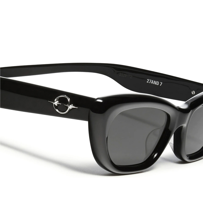 Gentle Monster 27AND 7 Sunglasses 01 black - 3/5