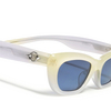 Gentle Monster 27AND 7 Sunglasses YVG1 yellow & violet - product thumbnail 3/5